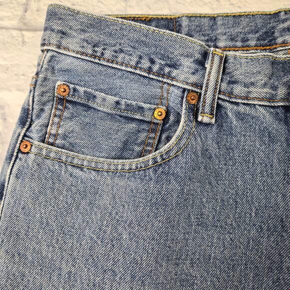 Levi's 550 Men's Jeans Red Tab Straight Leg 100% Cotton 2014 size 34 - Picture 7 of 16